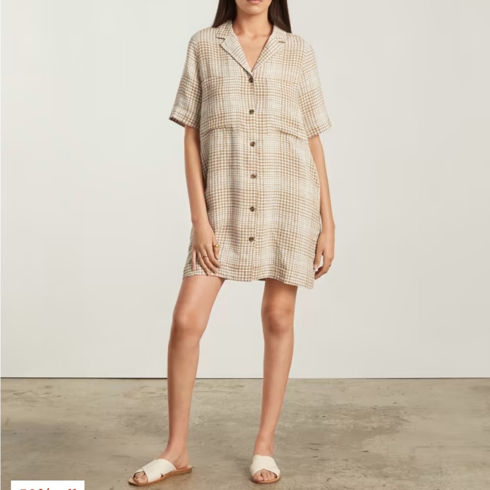 Everlane Linen Workwear Dress
